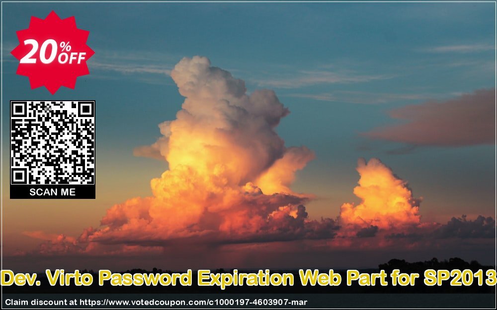 Dev. Virto Password Expiration Web Part for SP2013 Coupon, discount Dev. Virto Password Expiration Web Part for SP2013 amazing discount code 2024. Promotion: amazing discount code of Dev. Virto Password Expiration Web Part for SP2013 2024