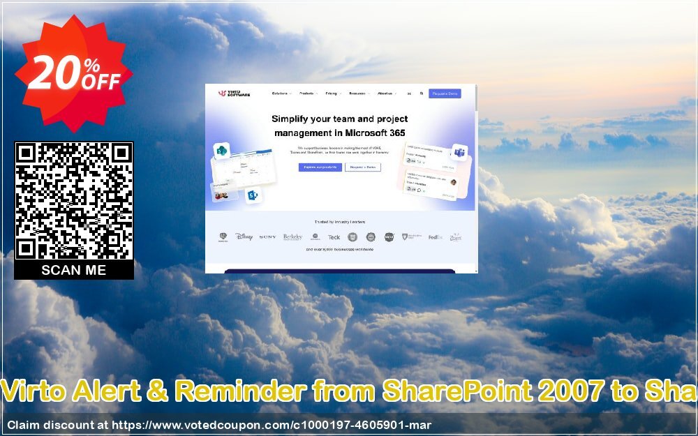 Migration of Virto Alert & Reminder from SharePoint 2007 to SharePoint 2010 Coupon, discount Migration of Virto Alert & Reminder from SharePoint 2007 to SharePoint 2010 best offer code 2024. Promotion: best offer code of Migration of Virto Alert & Reminder from SharePoint 2007 to SharePoint 2010 2024