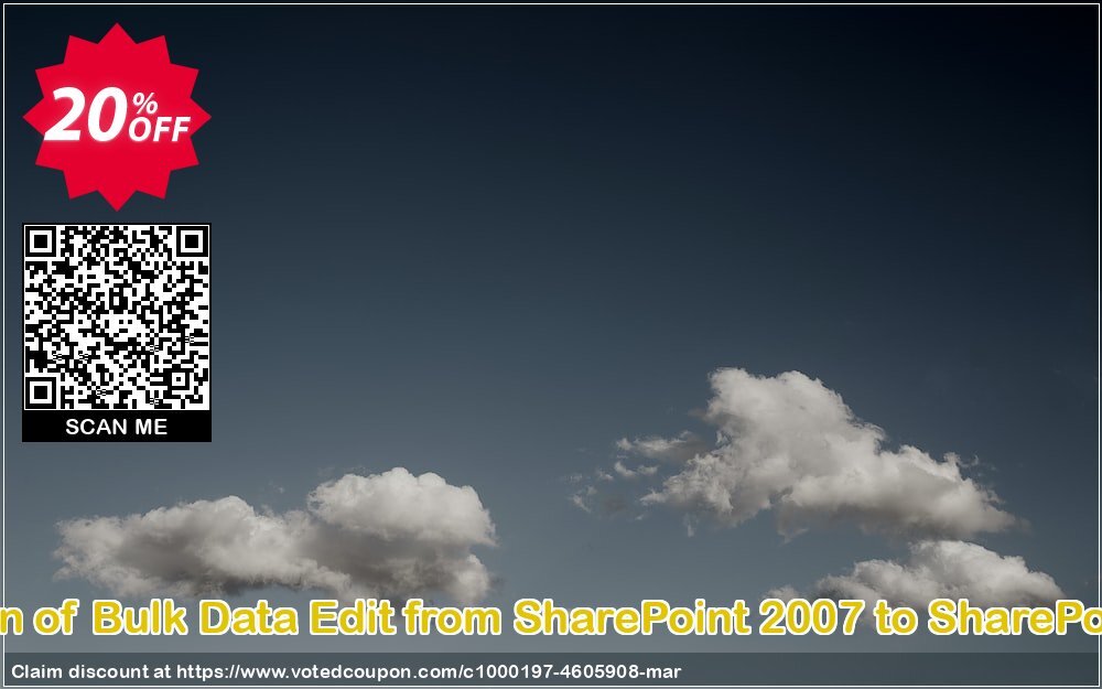 Migration of Bulk Data Edit from SharePoint 2007 to SharePoint 2010 Coupon Code Apr 2024, 20% OFF - VotedCoupon