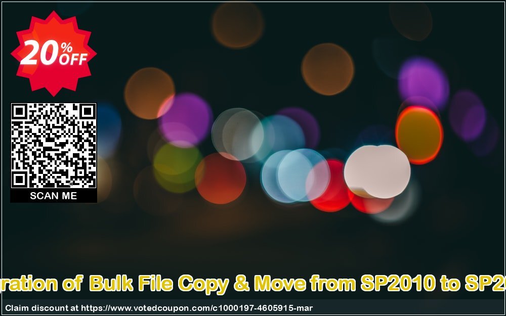 Migration of Bulk File Copy & Move from SP2010 to SP2013 Coupon Code Apr 2024, 20% OFF - VotedCoupon