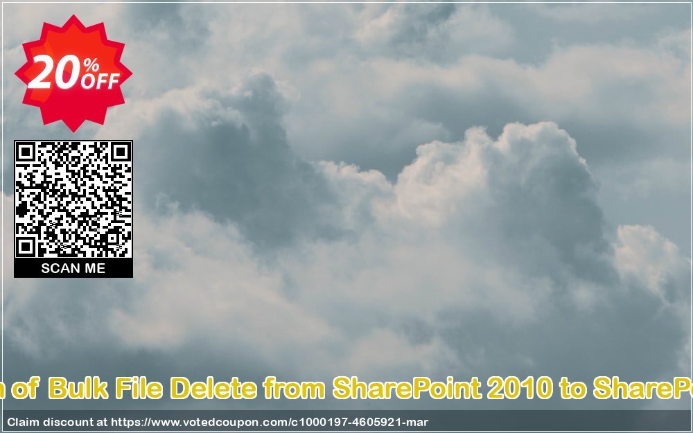 Migration of Bulk File Delete from SharePoint 2010 to SharePoint 2013 Coupon Code Apr 2024, 20% OFF - VotedCoupon