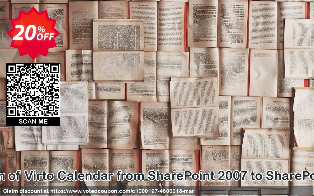 Migration of Virto Calendar from SharePoint 2007 to SharePoint 2010 Coupon Code Apr 2024, 20% OFF - VotedCoupon