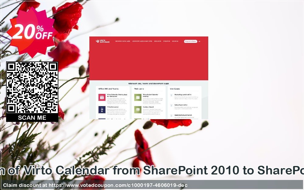 Migration of Virto Calendar from SharePoint 2010 to SharePoint 2013 Coupon, discount Migration of Virto Calendar from SharePoint 2010 to SharePoint 2013 special deals code 2024. Promotion: special deals code of Migration of Virto Calendar from SharePoint 2010 to SharePoint 2013 2024