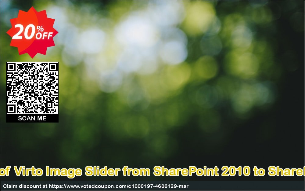 Migration of Virto Image Slider from SharePoint 2010 to SharePoint 2013 Coupon, discount Migration of Virto Image Slider from SharePoint 2010 to SharePoint 2013 amazing promotions code 2024. Promotion: amazing promotions code of Migration of Virto Image Slider from SharePoint 2010 to SharePoint 2013 2024