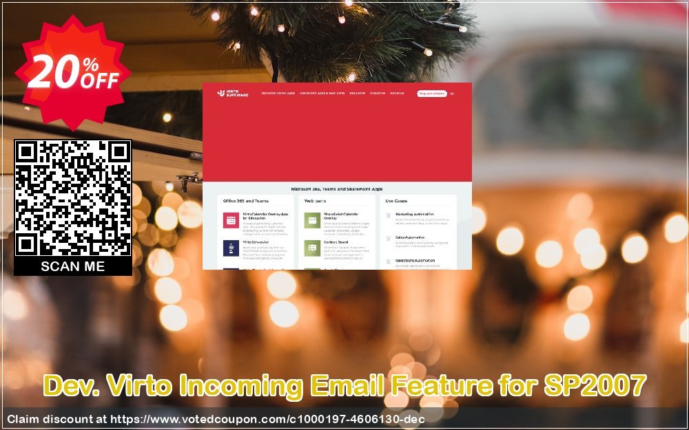 Dev. Virto Incoming Email Feature for SP2007 Coupon Code Jun 2024, 20% OFF - VotedCoupon