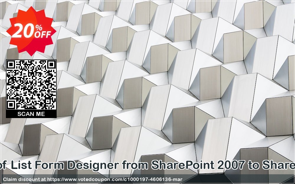 Migration of List Form Designer from SharePoint 2007 to SharePoint 2010 Coupon, discount Migration of List Form Designer from SharePoint 2007 to SharePoint 2010 awesome promotions code 2024. Promotion: awesome promotions code of Migration of List Form Designer from SharePoint 2007 to SharePoint 2010 2024