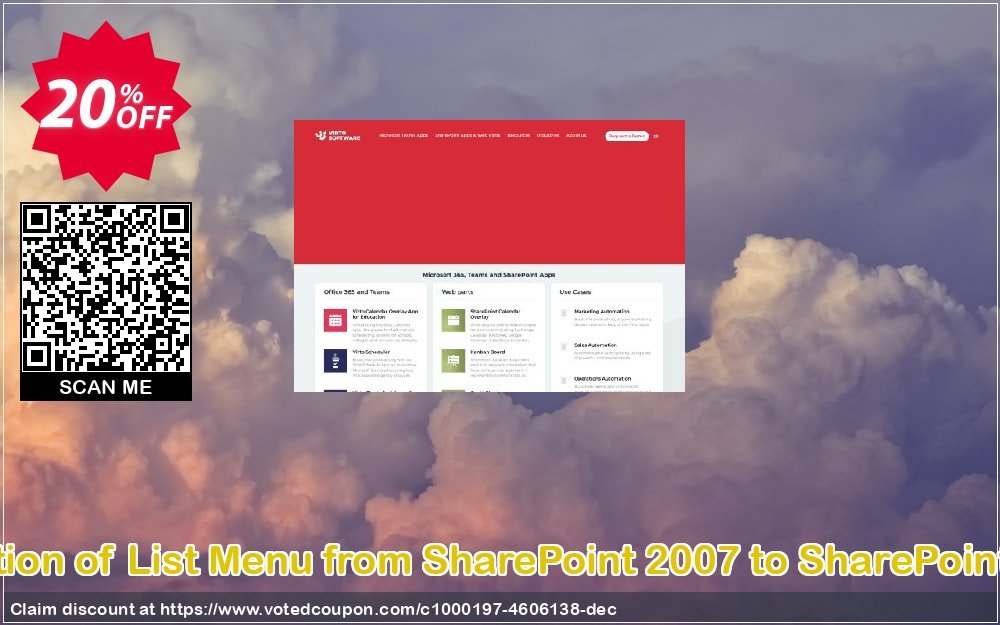 Migration of List Menu from SharePoint 2007 to SharePoint 2010 Coupon, discount Migration of List Menu from SharePoint 2007 to SharePoint 2010 amazing deals code 2024. Promotion: amazing deals code of Migration of List Menu from SharePoint 2007 to SharePoint 2010 2024