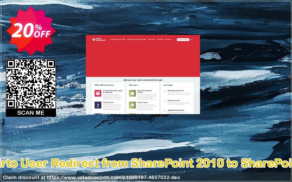 Migration of Virto User Redirect from SharePoint 2010 to SharePoint 2013 server Coupon, discount Migration of Virto User Redirect from SharePoint 2010 to SharePoint 2013 server exclusive promotions code 2024. Promotion: exclusive promotions code of Migration of Virto User Redirect from SharePoint 2010 to SharePoint 2013 server 2024