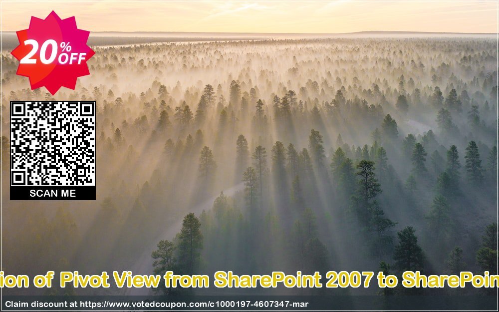 Migration of Pivot View from SharePoint 2007 to SharePoint 2010 Coupon, discount Migration of Pivot View from SharePoint 2007 to SharePoint 2010 awful promotions code 2024. Promotion: awful promotions code of Migration of Pivot View from SharePoint 2007 to SharePoint 2010 2024