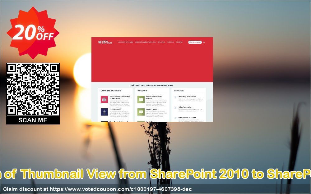 Migration of Thumbnail View from SharePoint 2010 to SharePoint 2013 Coupon, discount Migration of Thumbnail View from SharePoint 2010 to SharePoint 2013 hottest deals code 2024. Promotion: hottest deals code of Migration of Thumbnail View from SharePoint 2010 to SharePoint 2013 2024