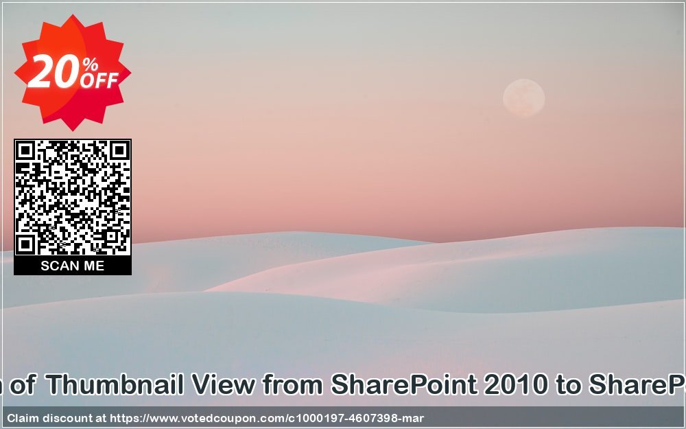 Migration of Thumbnail View from SharePoint 2010 to SharePoint 2013 Coupon, discount Migration of Thumbnail View from SharePoint 2010 to SharePoint 2013 hottest deals code 2024. Promotion: hottest deals code of Migration of Thumbnail View from SharePoint 2010 to SharePoint 2013 2024