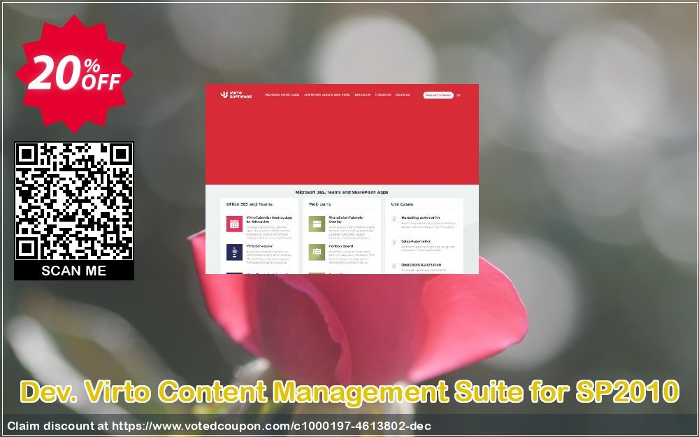 Dev. Virto Content Management Suite for SP2010 Coupon Code Apr 2024, 20% OFF - VotedCoupon