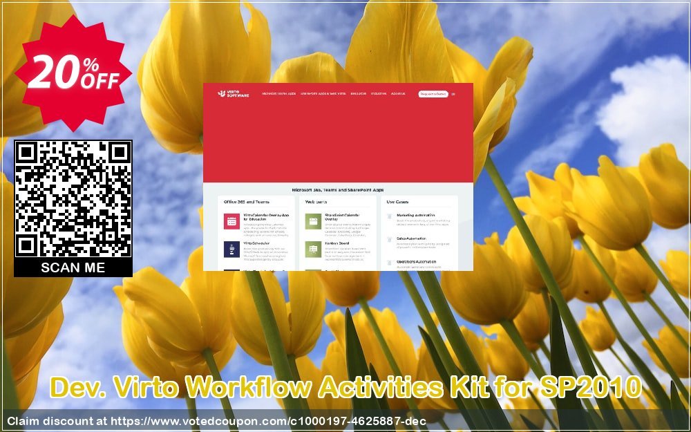 Dev. Virto Workflow Activities Kit for SP2010 Coupon Code Apr 2024, 20% OFF - VotedCoupon