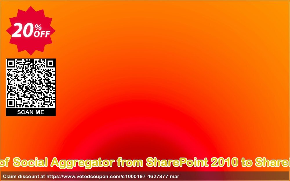 Migration of Social Aggregator from SharePoint 2010 to SharePoint 2013 Coupon, discount Migration of Social Aggregator from SharePoint 2010 to SharePoint 2013 marvelous offer code 2024. Promotion: marvelous offer code of Migration of Social Aggregator from SharePoint 2010 to SharePoint 2013 2024