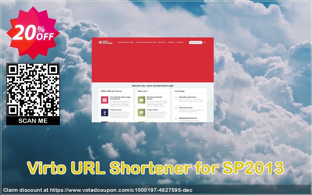 Virto URL Shortener for SP2013 Coupon, discount Virto URL Shortener for SP2013 awesome discount code 2024. Promotion: awesome discount code of Virto URL Shortener for SP2013 2024