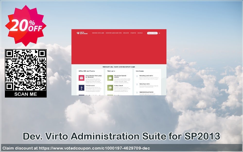Dev. Virto Administration Suite for SP2013 Coupon, discount Dev. Virto Administration Suite for SP2013 special discount code 2024. Promotion: special discount code of Dev. Virto Administration Suite for SP2013 2024