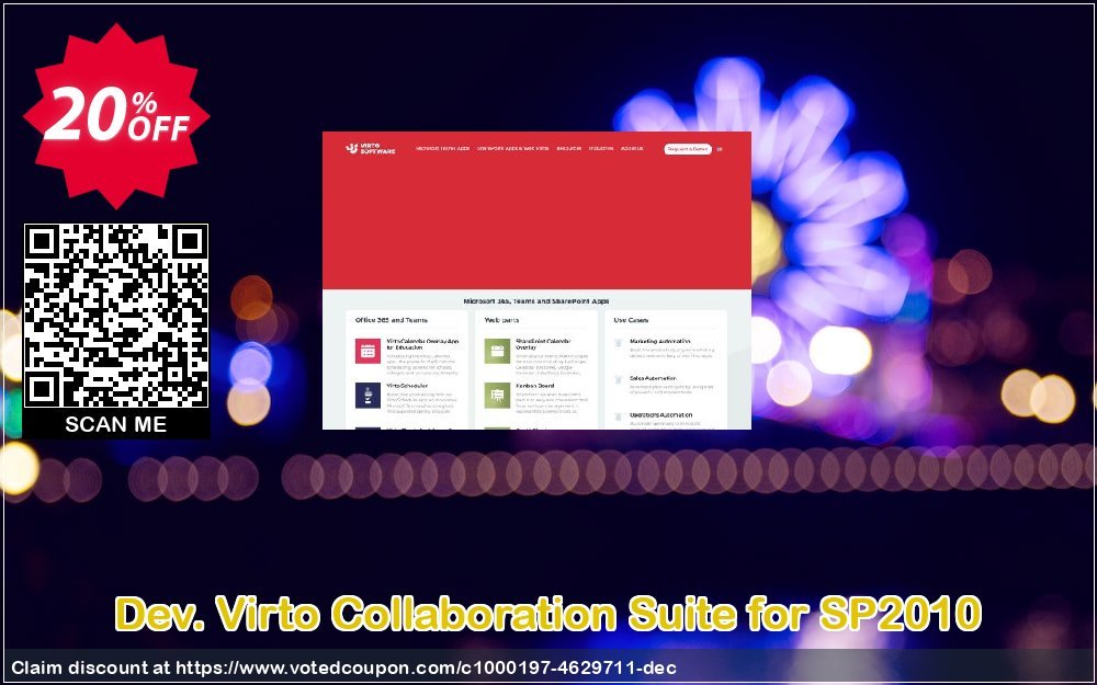 Dev. Virto Collaboration Suite for SP2010 Coupon Code Apr 2024, 20% OFF - VotedCoupon