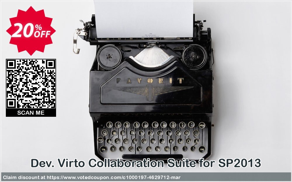 Dev. Virto Collaboration Suite for SP2013 Coupon Code Apr 2024, 20% OFF - VotedCoupon