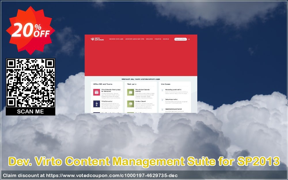 Dev. Virto Content Management Suite for SP2013 Coupon Code Apr 2024, 20% OFF - VotedCoupon