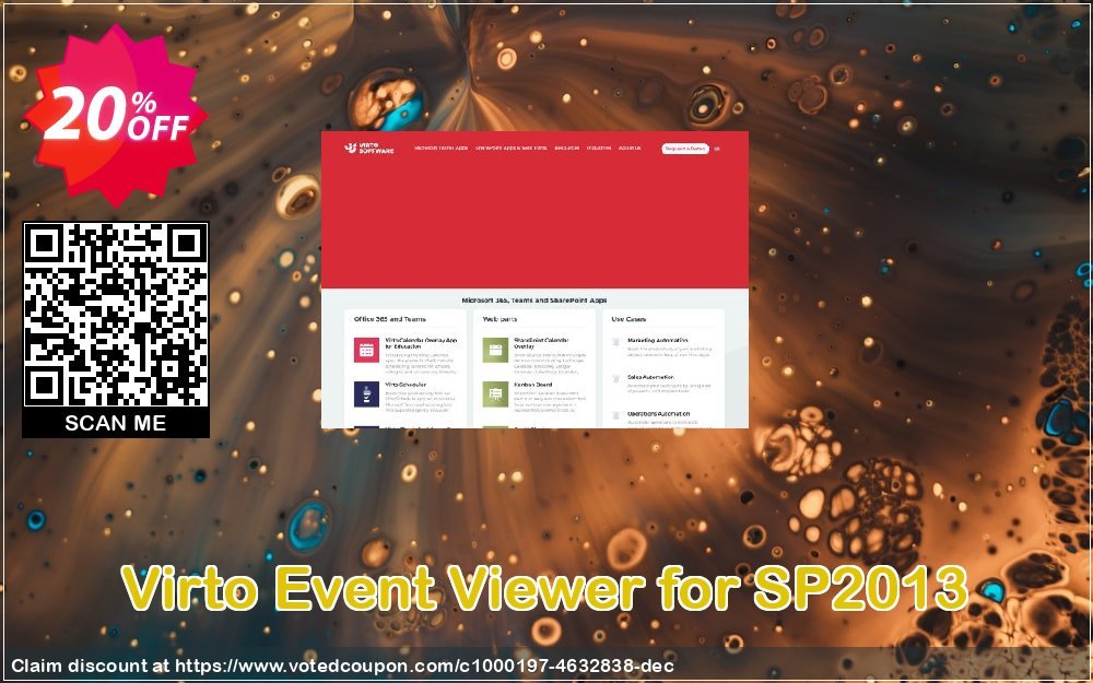 Virto Event Viewer for SP2013 Coupon Code Apr 2024, 20% OFF - VotedCoupon