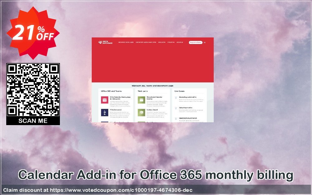 Calendar Add-in for Office 365 monthly billing Coupon Code May 2024, 21% OFF - VotedCoupon