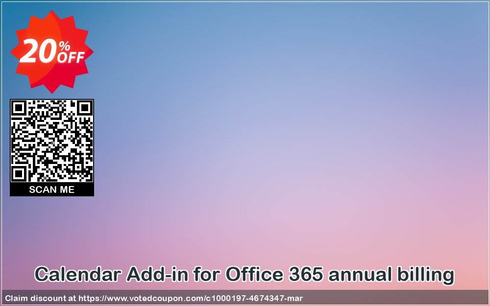 Calendar Add-in for Office 365 annual billing Coupon, discount Calendar Add-in for Office 365 annual billing amazing offer code 2024. Promotion: amazing offer code of Calendar Add-in for Office 365 annual billing 2024