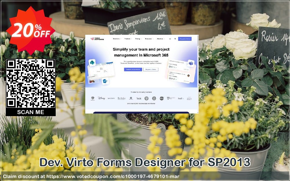 Dev. Virto Forms Designer for SP2013 Coupon, discount Dev. Virto Forms Designer for SP2013 fearsome discount code 2024. Promotion: fearsome discount code of Dev. Virto Forms Designer for SP2013 2024