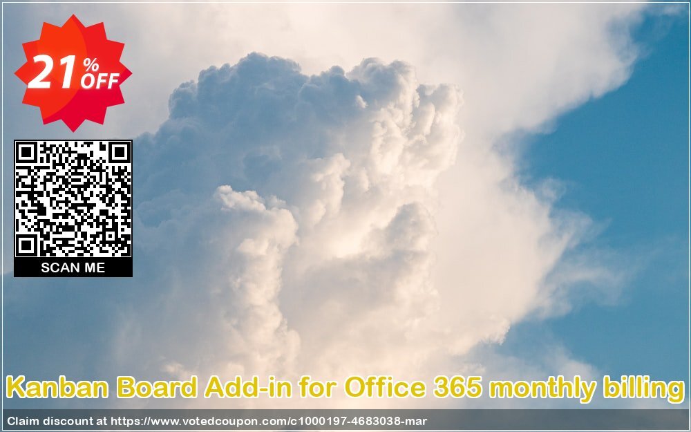 Kanban Board Add-in for Office 365 monthly billing Coupon Code Apr 2024, 21% OFF - VotedCoupon