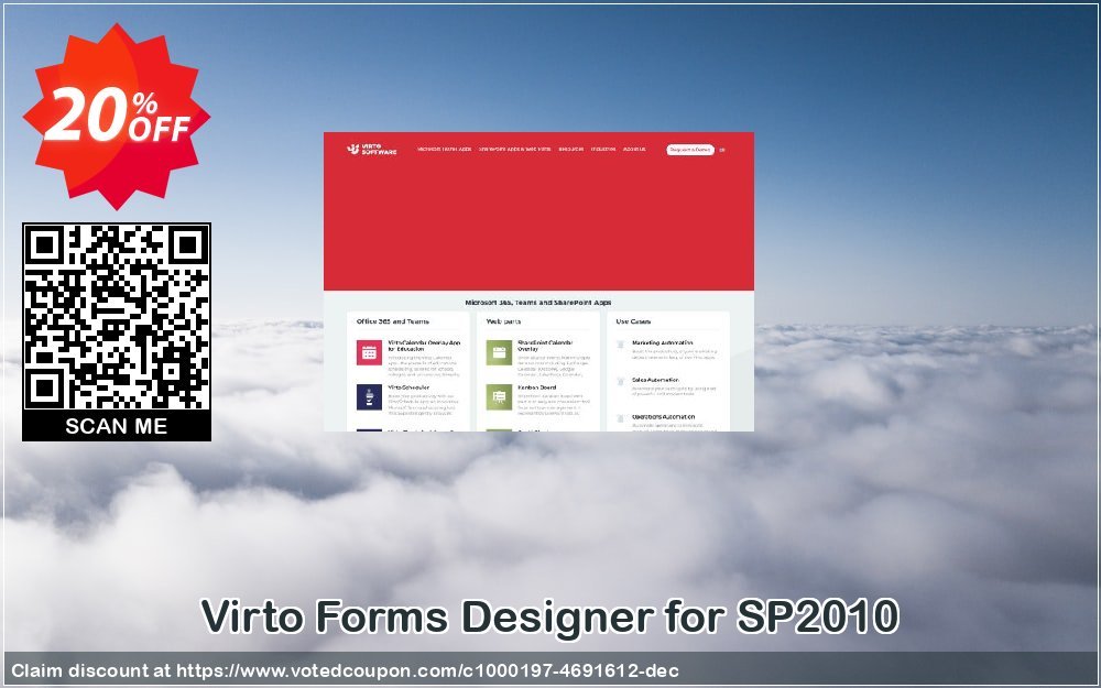 Virto Forms Designer for SP2010 Coupon, discount Virto Forms Designer for SP2010 formidable discounts code 2024. Promotion: formidable discounts code of Virto Forms Designer for SP2010 2024