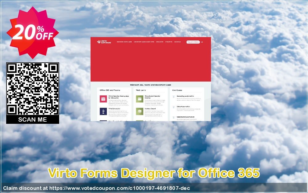Virto Forms Designer for Office 365 Coupon, discount Virto Forms Designer for Office 365 big promo code 2024. Promotion: big promo code of Virto Forms Designer for Office 365 2024