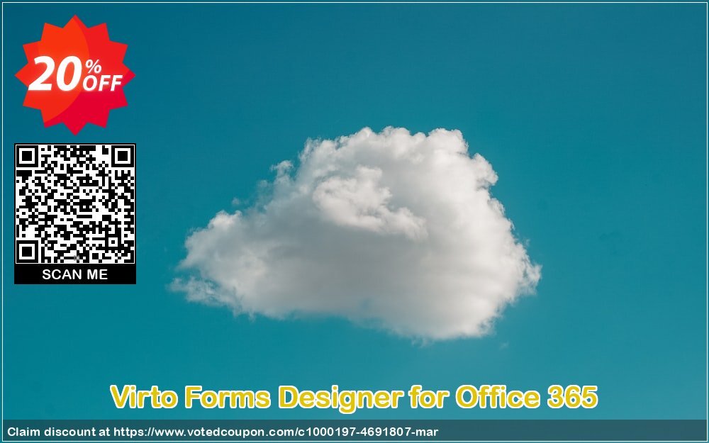 Virto Forms Designer for Office 365 Coupon, discount Virto Forms Designer for Office 365 big promo code 2024. Promotion: big promo code of Virto Forms Designer for Office 365 2024