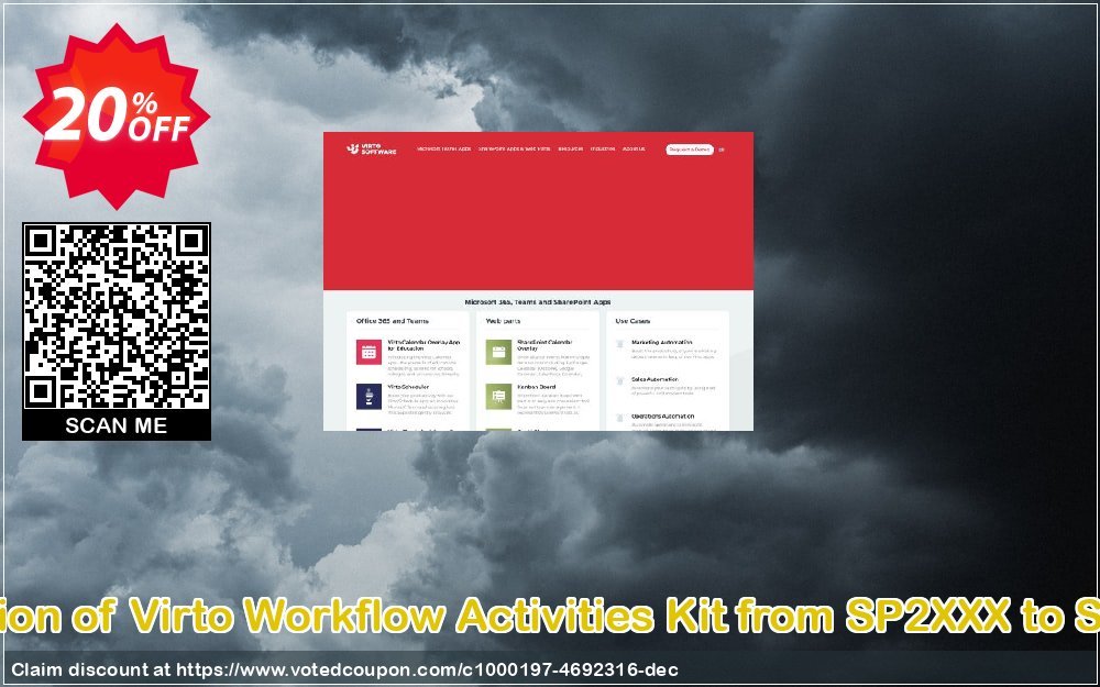 Migration of Virto Workflow Activities Kit from SP2XXX to SP2016 Coupon, discount Migration of Virto Workflow Activities Kit from SP2XXX to SP2016 exclusive offer code 2024. Promotion: exclusive offer code of Migration of Virto Workflow Activities Kit from SP2XXX to SP2016 2024
