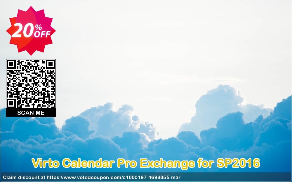 Virto Calendar Pro Exchange for SP2016 Coupon Code Apr 2024, 20% OFF - VotedCoupon