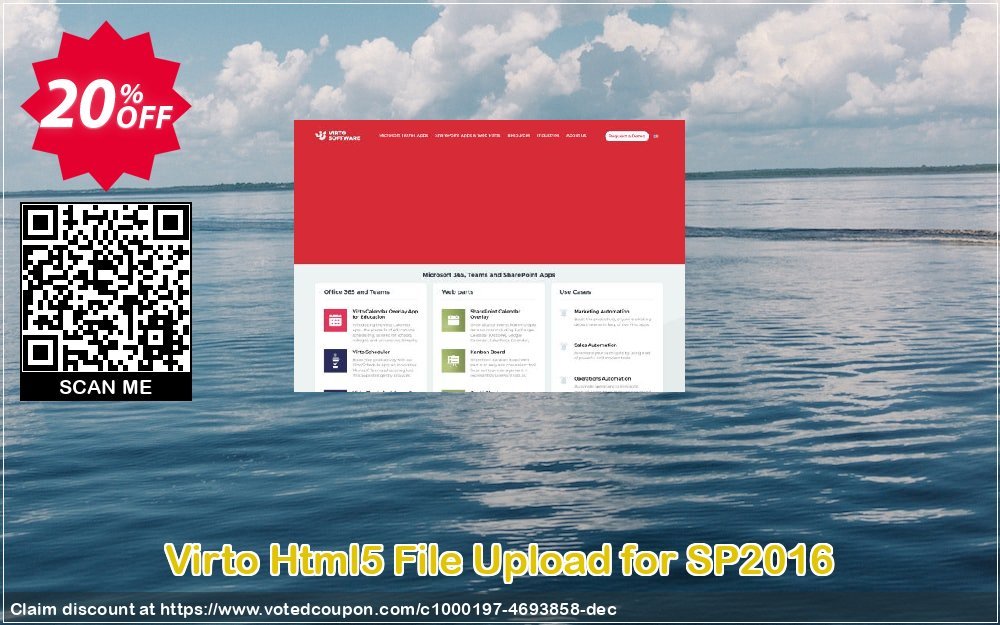 Virto Html5 File Upload for SP2016 Coupon, discount Virto Html5 File Upload for SP2016 awesome promo code 2024. Promotion: awesome promo code of Virto Html5 File Upload for SP2016 2024