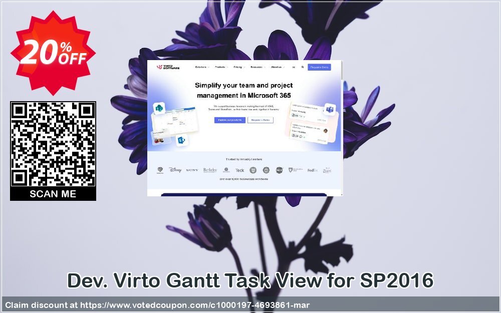 Dev. Virto Gantt Task View for SP2016 Coupon Code Apr 2024, 20% OFF - VotedCoupon