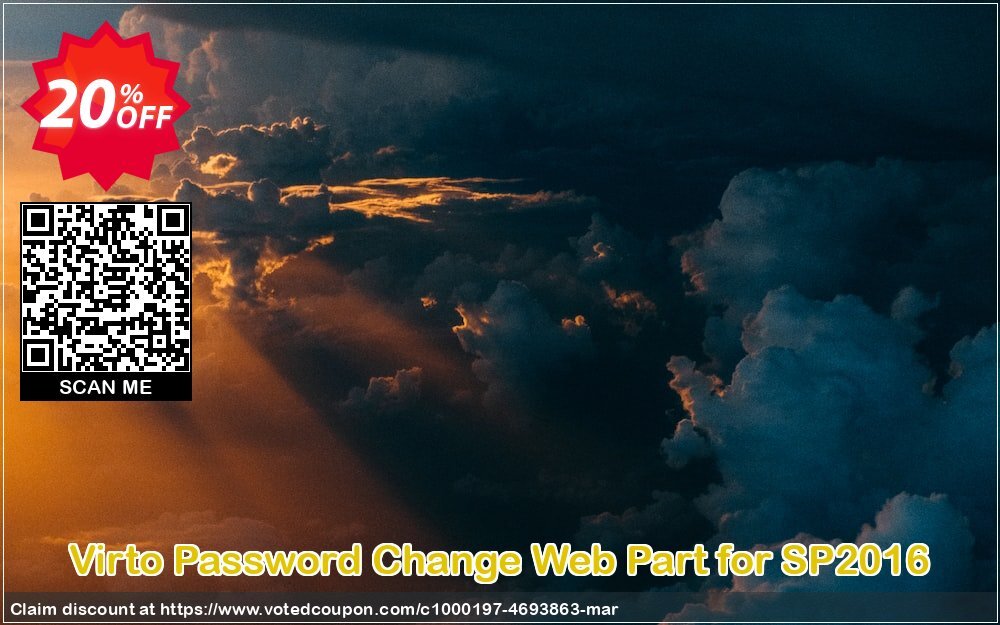 Virto Password Change Web Part for SP2016 Coupon Code Apr 2024, 20% OFF - VotedCoupon