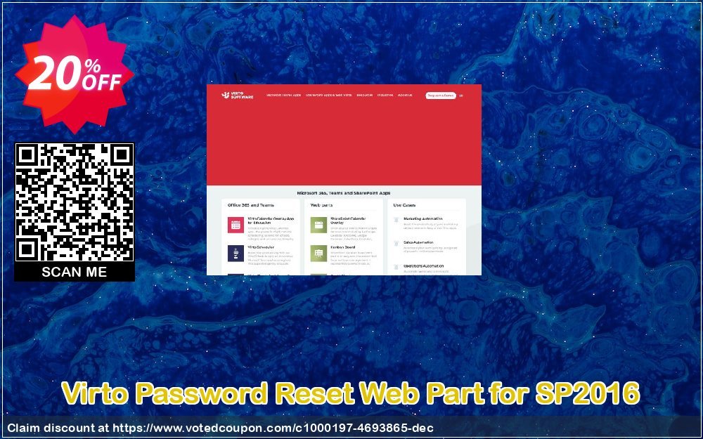 Virto Password Reset Web Part for SP2016 Coupon Code Apr 2024, 20% OFF - VotedCoupon