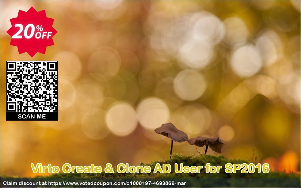 Virto Create & Clone AD User for SP2016 Coupon, discount Virto Create & Clone AD User for SP2016 excellent deals code 2024. Promotion: excellent deals code of Virto Create & Clone AD User for SP2016 2024