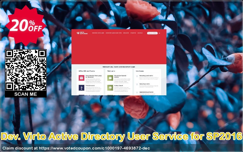 Dev. Virto Active Directory User Service for SP2016 Coupon Code May 2024, 20% OFF - VotedCoupon