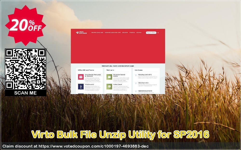 Virto Bulk File Unzip Utility for SP2016 Coupon Code Apr 2024, 20% OFF - VotedCoupon