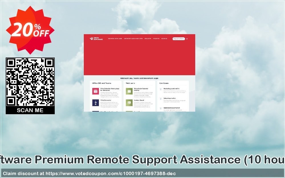 VirtoSoftware Premium Remote Support Assistance, 10 hours pack  Coupon, discount VirtoSoftware Premium Remote Support Assistance (10 hours pack) excellent promotions code 2023. Promotion: excellent promotions code of VirtoSoftware Premium Remote Support Assistance (10 hours pack) 2023