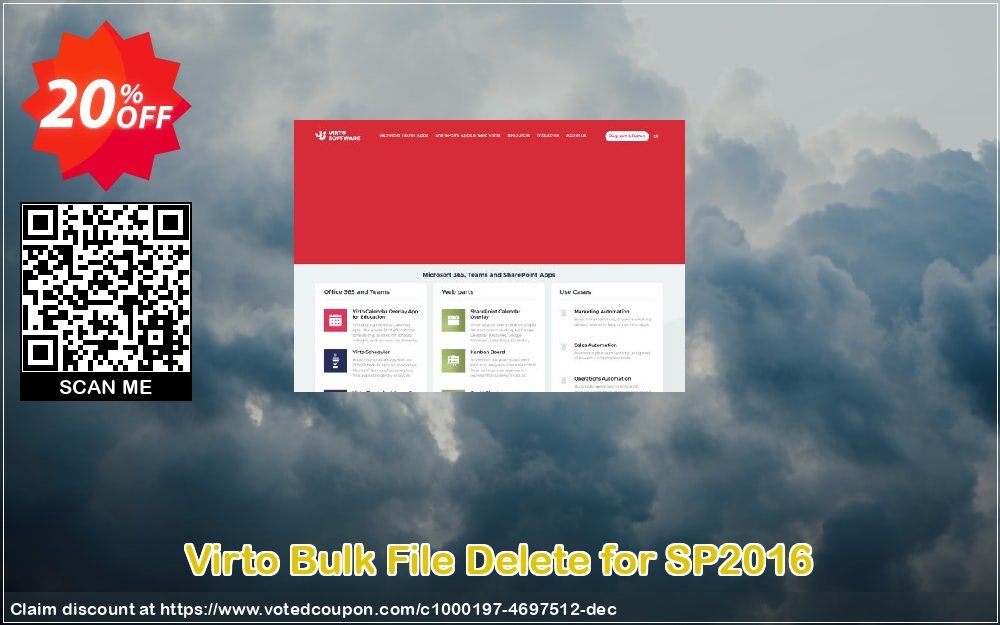 Virto Bulk File Delete for SP2016 Coupon, discount Virto Bulk File Delete for SP2016 hottest promo code 2024. Promotion: hottest promo code of Virto Bulk File Delete for SP2016 2024