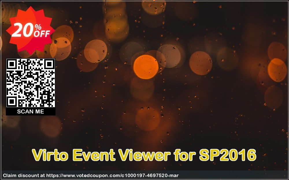 Virto Event Viewer for SP2016 Coupon, discount Virto Event Viewer for SP2016 imposing discounts code 2024. Promotion: imposing discounts code of Virto Event Viewer for SP2016 2024