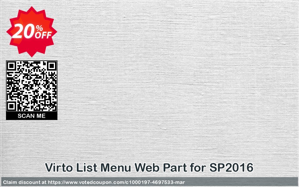 Virto List Menu Web Part for SP2016 Coupon, discount Virto List Menu Web Part for SP2016 best promo code 2024. Promotion: best promo code of Virto List Menu Web Part for SP2016 2024