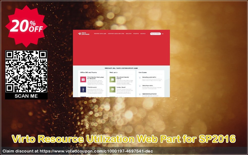 Virto Resource Utilization Web Part for SP2016 Coupon Code Apr 2024, 20% OFF - VotedCoupon