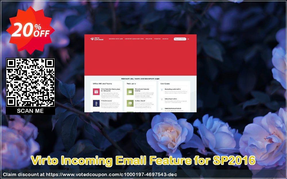 Virto Incoming Email Feature for SP2016 Coupon, discount Virto Incoming Email Feature for SP2016 imposing sales code 2024. Promotion: imposing sales code of Virto Incoming Email Feature for SP2016 2024