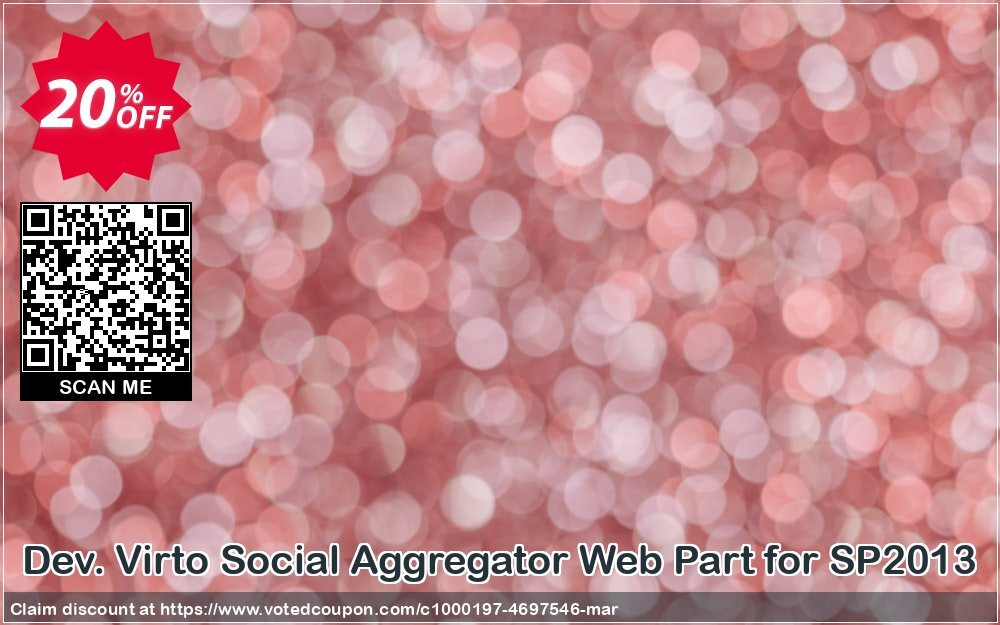 Dev. Virto Social Aggregator Web Part for SP2013 Coupon Code Apr 2024, 20% OFF - VotedCoupon