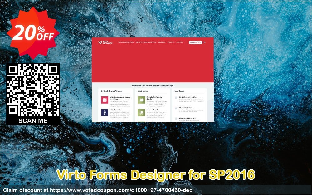 Virto Forms Designer for SP2016 Coupon, discount Virto Forms Designer for SP2016 wonderful discounts code 2024. Promotion: wonderful discounts code of Virto Forms Designer for SP2016 2024