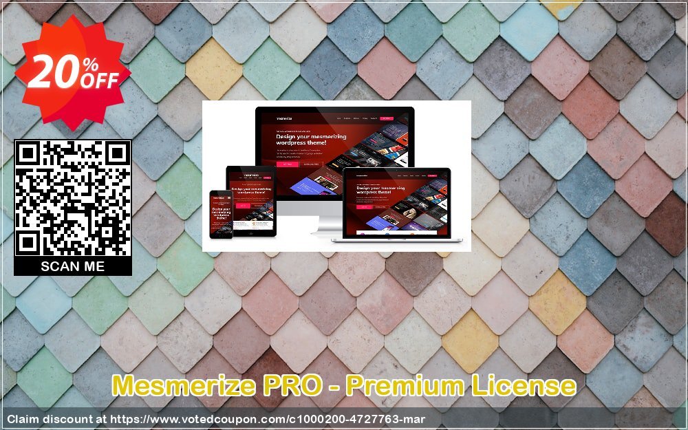 Mesmerize PRO - Premium Plan Coupon, discount Mesmerize PRO - Premium License Formidable promotions code 2024. Promotion: stunning deals code of Mesmerize PRO - Premium License 2024