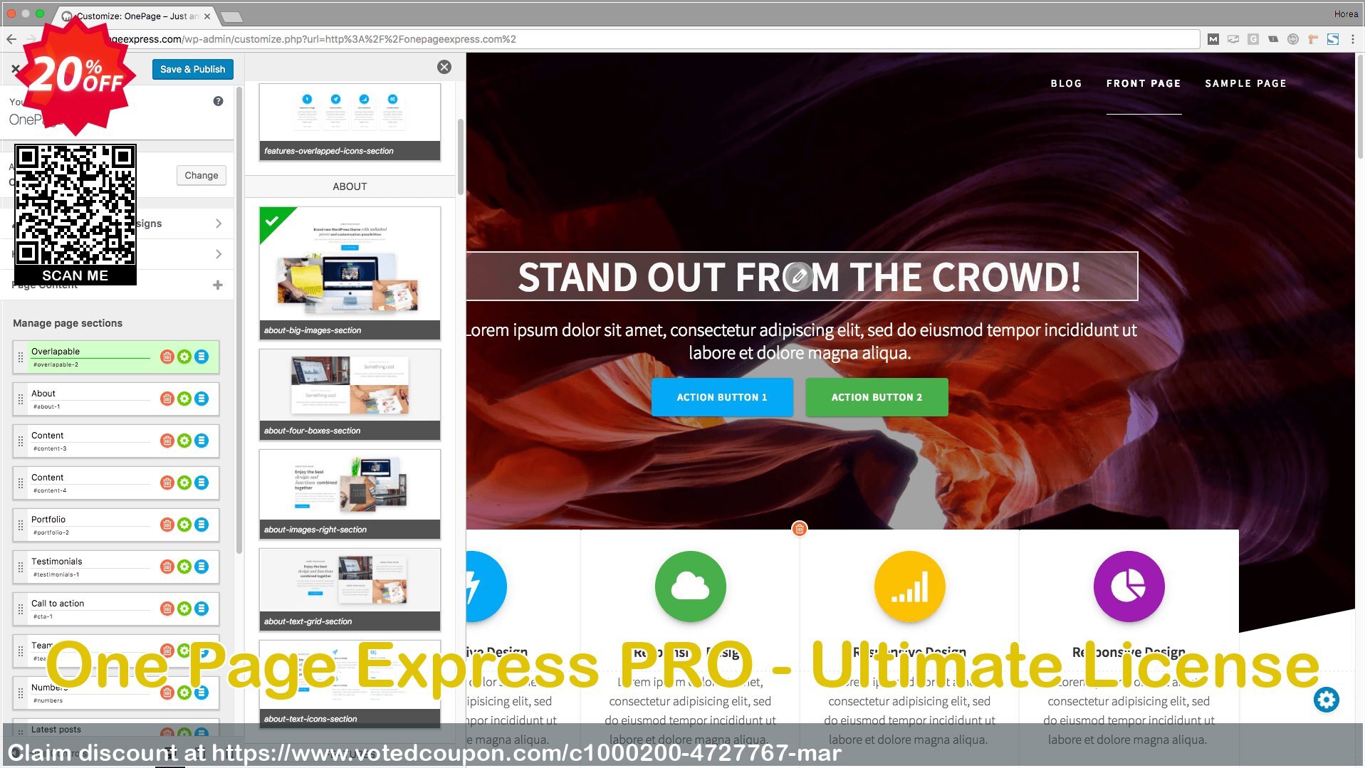 One Page Express PRO - Ultimate Plan Coupon Code Apr 2024, 20% OFF - VotedCoupon